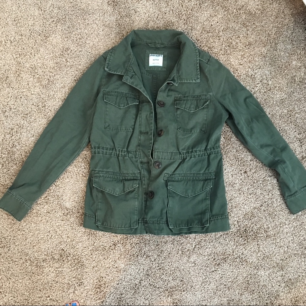 Army green jacket
